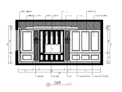 【福建】欧式风格大酒<a href=https://www.yitu.cn/su/8159.html target=_blank class=infotextkey>楼</a><a href=https://www.yitu.cn/su/7590.html target=_blank class=infotextkey>设计</a>CAD施工图（含效果图）立面图