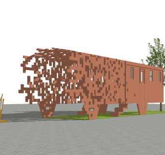 现代雕塑小品草图大师模型，雕塑小品sketchup模型免费下载