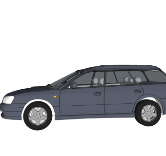 现代汽车免费su模型，现代汽车sketchup模型，汽车草图大师模型素材下载