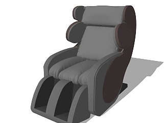现代按摩椅SU模型，按摩椅SKB文件下载