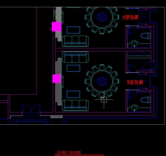 中餐厅装饰CAD竣工图，中餐厅装饰CAD施工图下载