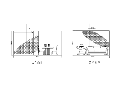 现代风格酒庄<a href=https://www.yitu.cn/su/7590.html target=_blank class=infotextkey>设计</a>CAD施工图立面图