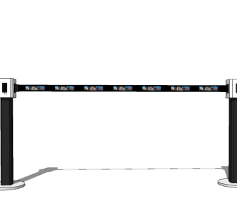 绳索栏杆草图大师模型，绳索栏杆sketchup模型下载