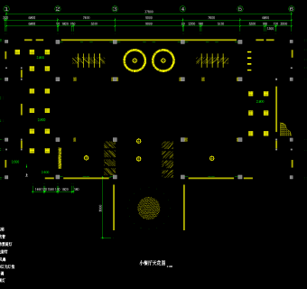 餐厅装修施工图，餐厅CAD布置图