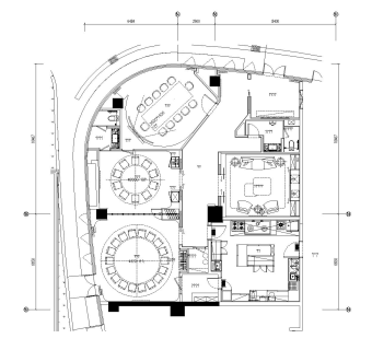 商业办公室装修施工图