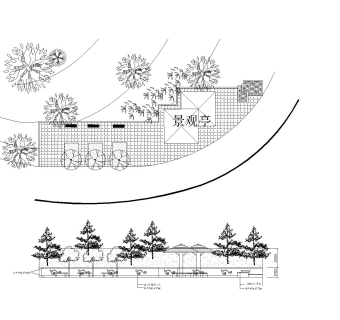 景观亭施工详图免费下载