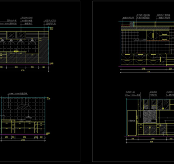 厨房38例CAD详图，CAD图集免费下载