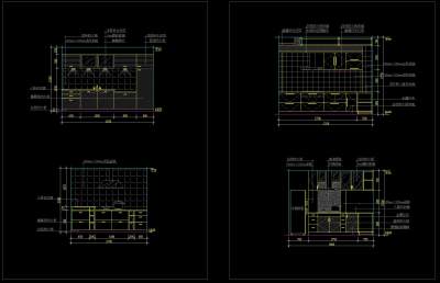 厨房38例CAD详图，CAD图集免费下载