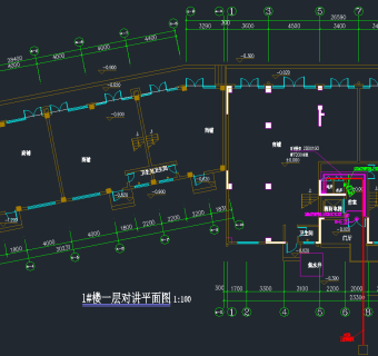 对讲系统CAD平面图，对讲系统CAD施工图纸下载