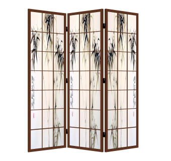 中式屏风免费su模型，屏风skb文件下载