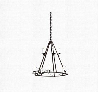 现代吊灯草图大师模型，吊灯skp模型下载