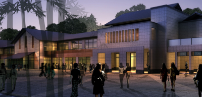 村庄安置区改造景观效果图