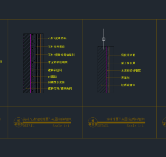 常规CAD节点图大全，节点大样施工图下载