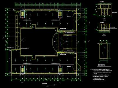 学校教学楼全套建筑施工图CAD图纸