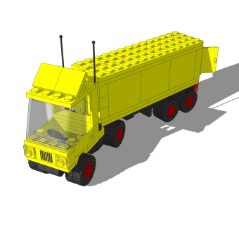 现代儿童小汽车草图大师模型，玩具su模型下载