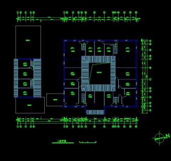 典型古居CAD建筑图，古居CAD建筑图纸下载