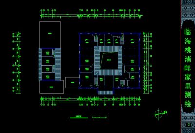 典型古居CAD建筑图，古居CAD建筑图纸下载