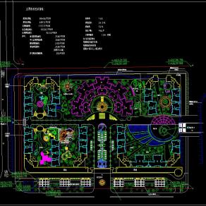 小区景观规划CAD图纸