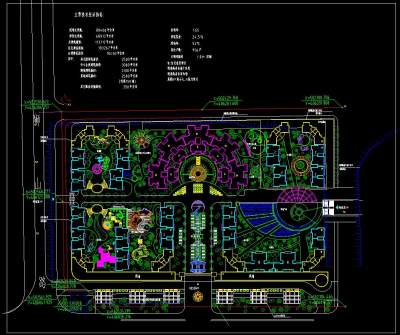 小区景观规划CAD图纸