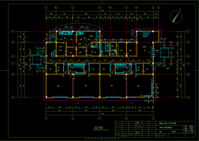 小型幼稚园cad施工图，幼稚园cad竣工图下载