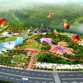 [广州]南沙区儿童公园景观工程图，景观园林设计案例