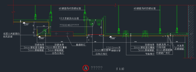 玻镁板面千思板节点大样图，玻镁板面千思板CAD施工图纸下载