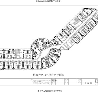 山东某邻海酒店装修图CAD图纸设计