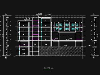 [重庆]5层现代风格小学教学楼建筑方案图