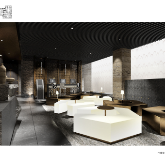 宴山大悦诚餐饮店全套施工图，大悦城CAD平面布置图