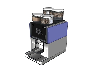 咖啡机SU模型，咖啡机sketchup模型下载