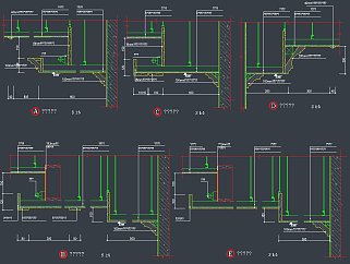 原创综合节点全套详细的CAD图库，节点CAD施工图纸下载