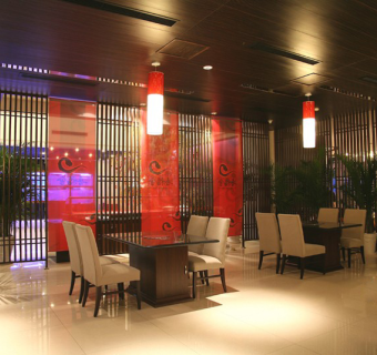  [天津]长城金玉满堂中式火锅店施工图，火锅店cad设计图纸下载