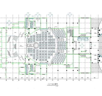 湖南株洲环州现代音乐舞台CAD施工图及效果图下载