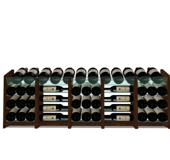 现代红酒酒架草图大师模型，酒水sketchup模型下载