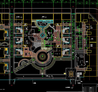 园林广场绿地景观施工详图施工图CAD图纸