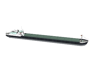 现代大型货轮sketchup模型，货船skb文件下载
