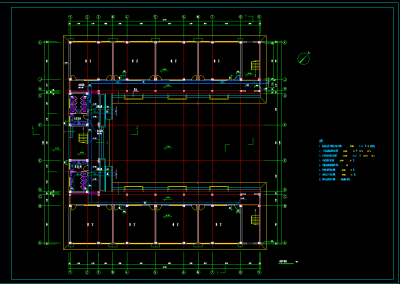 完整教学楼施工图CAD图纸