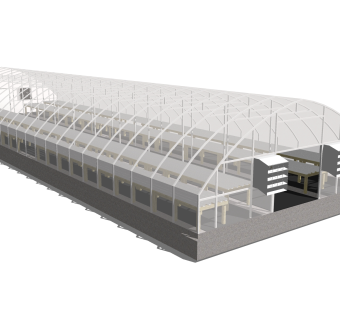 现代温室大棚草图大师模型，温室大棚sketchup模型免费下载