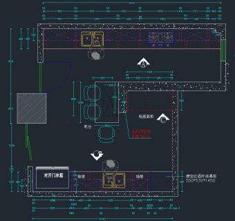 实木整体橱柜CAD模版，橱柜CAD施工图纸下载