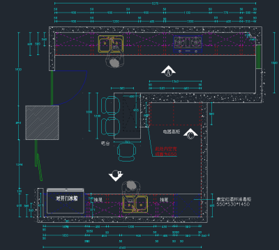 实木整体橱柜CAD模版，橱柜CAD施工图纸下载