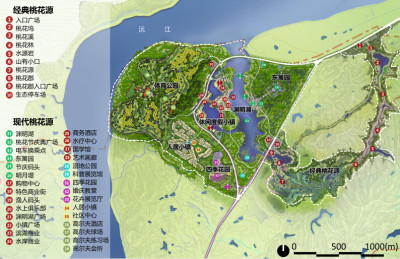 桃<a href=https://www.yitu.cn/sketchup/huayi/index.html target=_blank class=infotextkey>花</a>源风景名胜区概念规划<a href=https://www.yitu.cn/su/7590.html target=_blank class=infotextkey>设计</a>——核心区总<a href=https://www.yitu.cn/su/7392.html target=_blank class=infotextkey>平面</a>图