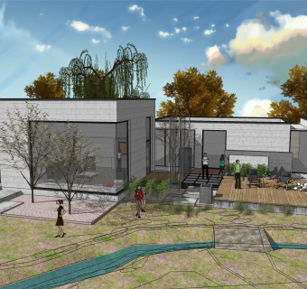 中式别墅外观草图大师模型