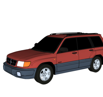 现代汽车免费su模型，现代汽车sketchup模型，汽车su素材下载