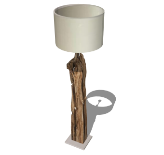 现代落地灯免费su模型，落地灯sketchup模型下载