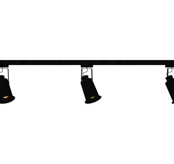 现代射灯轨道灯草图大师模型，射灯轨道灯sketchup模型免费下载