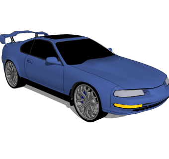 现代汽车免费su模型，现代汽车sketchup模型，汽车su素材下载