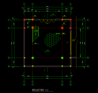 仿古寺庙CAD施工图，寺庙CAD建筑图纸下载