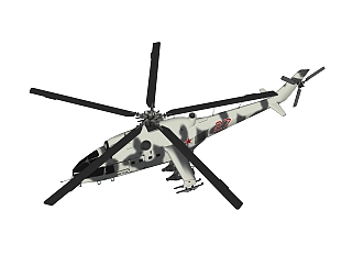 现代武装<em>运输</em>直升机草图大师模型下载，直升机sketchup...