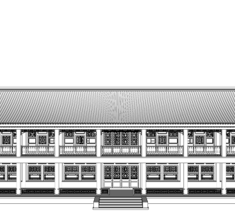 古建筑草图大师模型下载、古建筑su模型下载