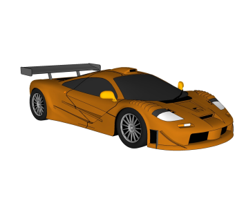 现代跑车免费su模型，现代跑车sketchup模型，跑车su素材下载